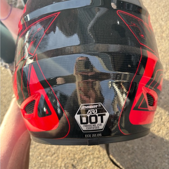 Answer Racing Motocross Helmet - Picture 3 of 4